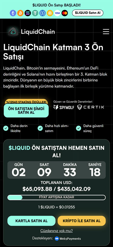 Liquidchain - En iyi ICO coin listesi