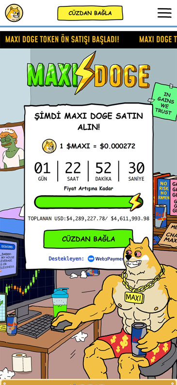Maxi Doge - En iyi ICO coin listesi