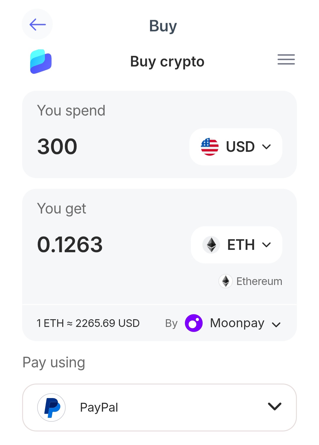 Best Wallet buy with PayPal