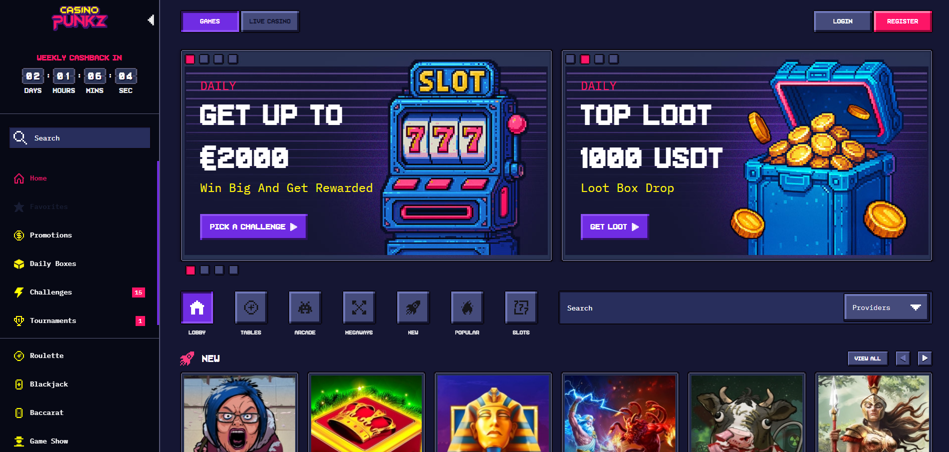 Casinopunkz Online Casino