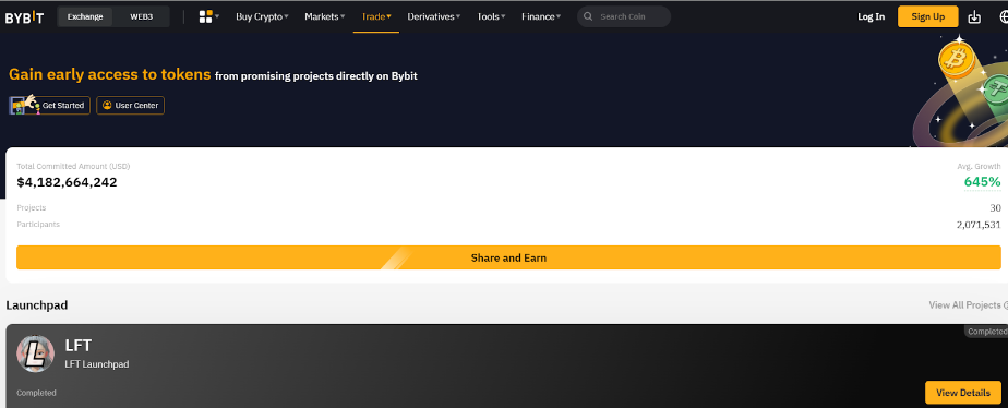 bybit crypto launchpad