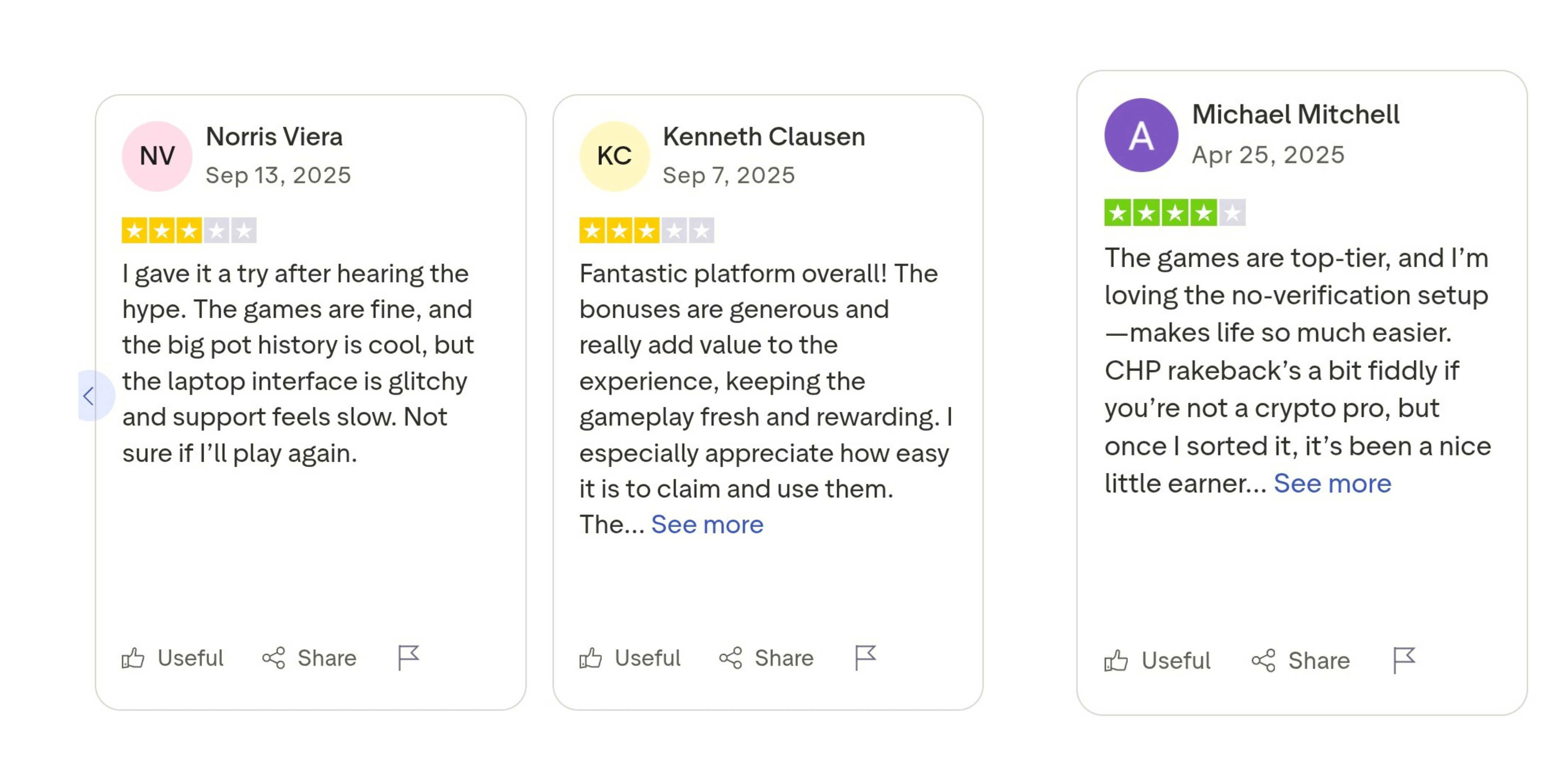 CoinPoker user review on TrustPilot