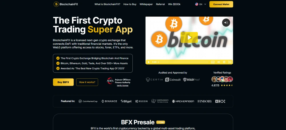 BlockChainFX – Web3 Super App za Finansije i Kripto Trgovinu